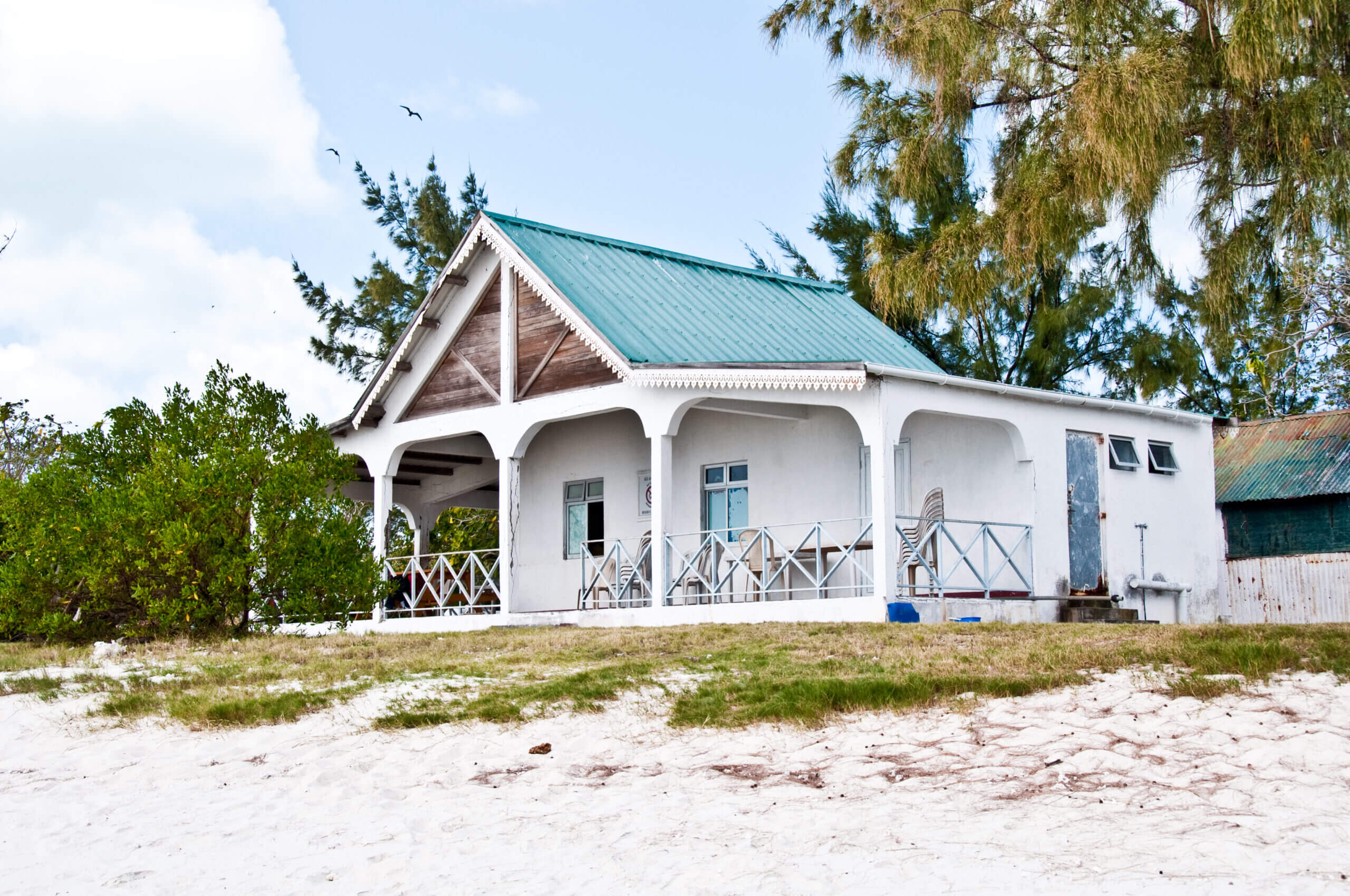 Maison au bord de la plage