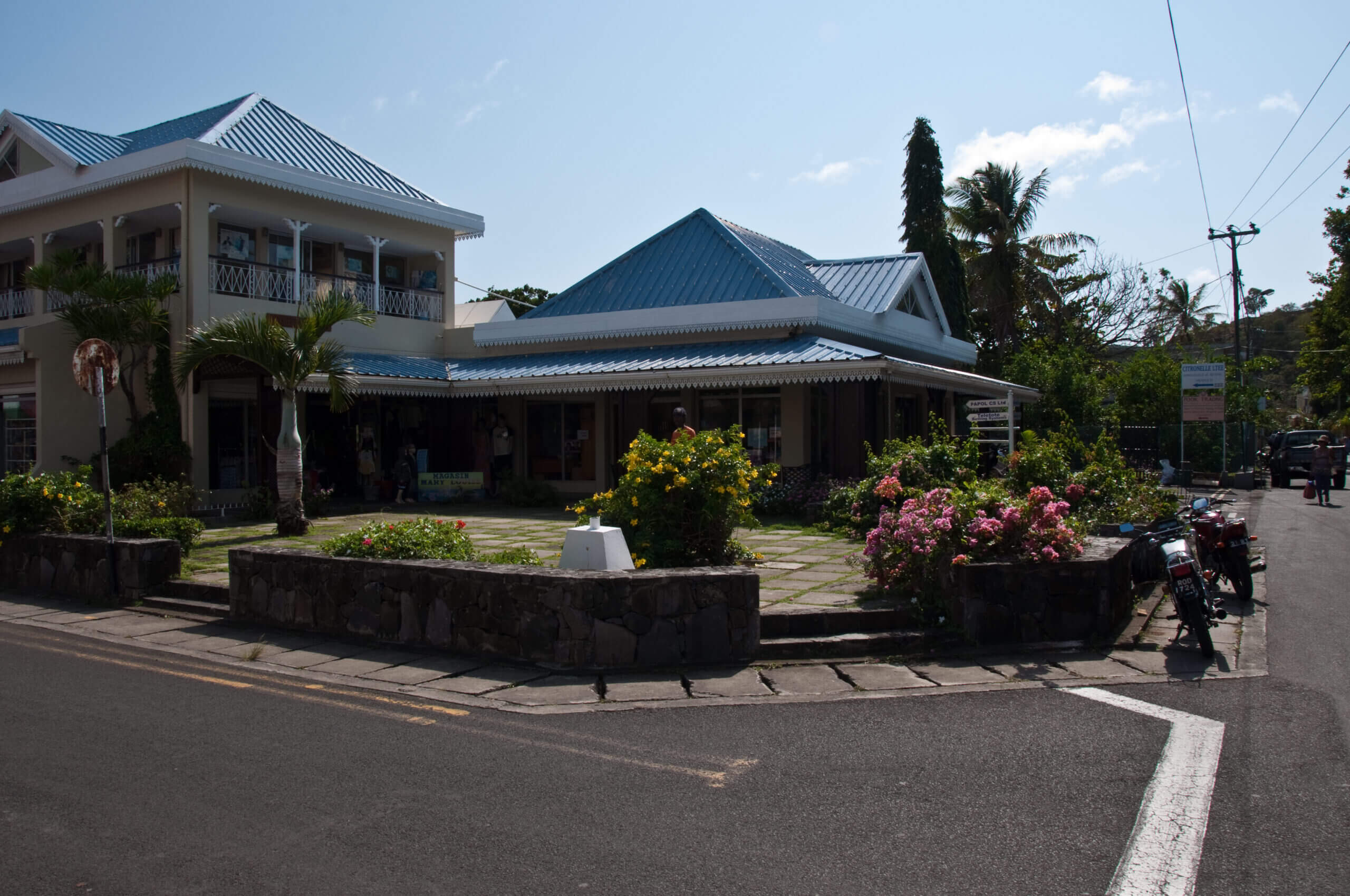 Image du centre ville Port Mathurin